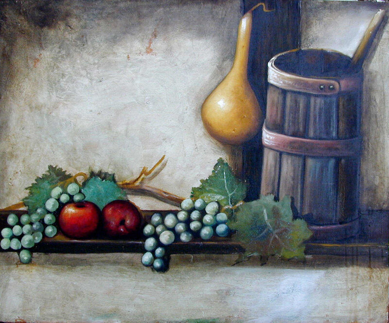 Still Life with Fruit — Brown