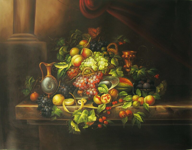 Still Life with Fruit — Green