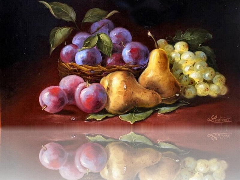 Still Life with Fruit — Purple