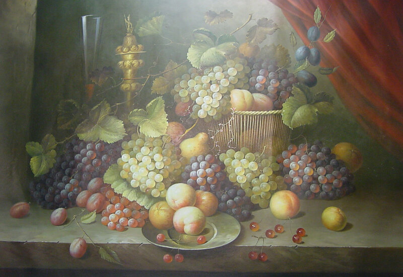 Still Life with Fruit — Red