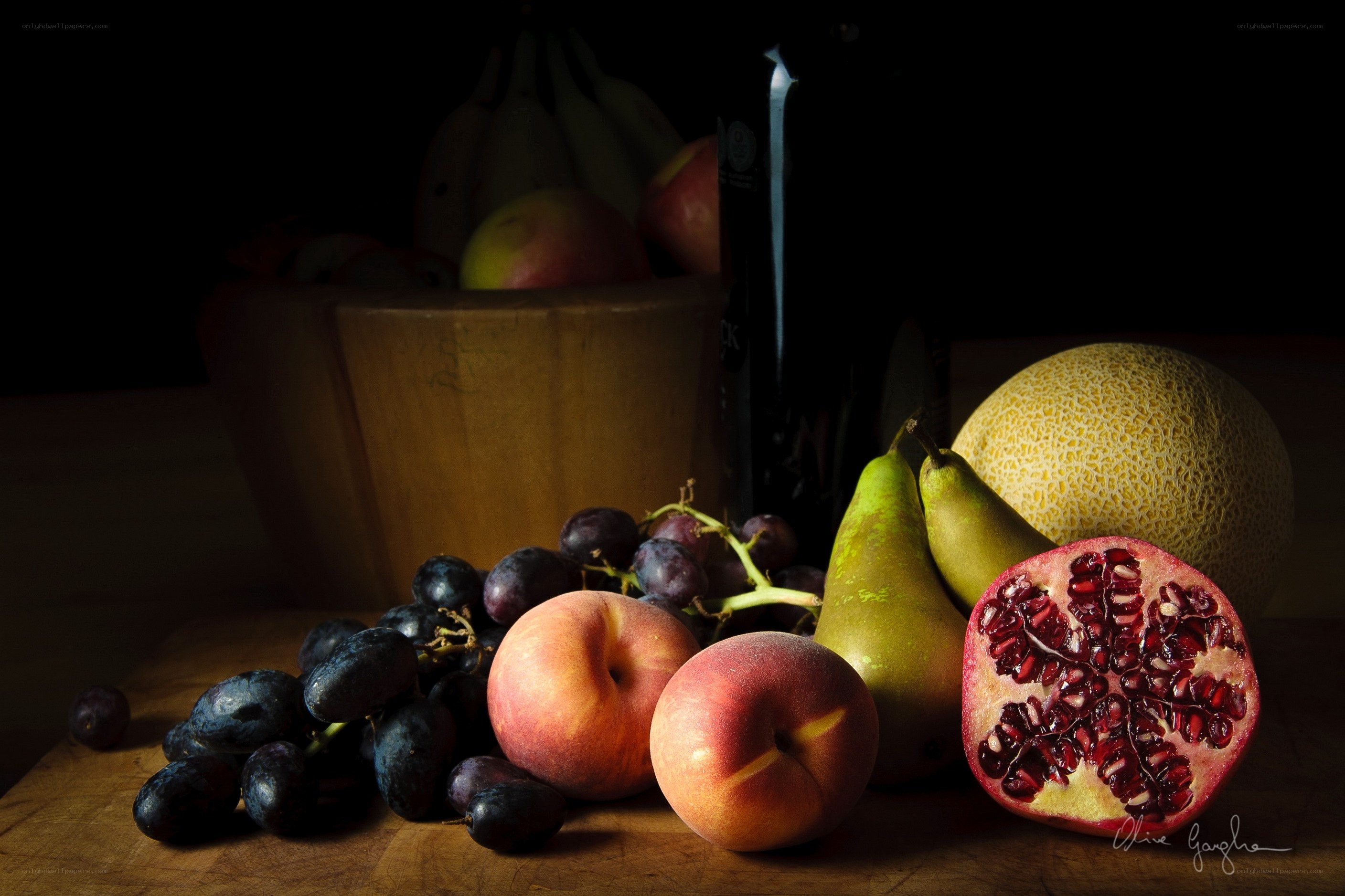Still life with fruit
