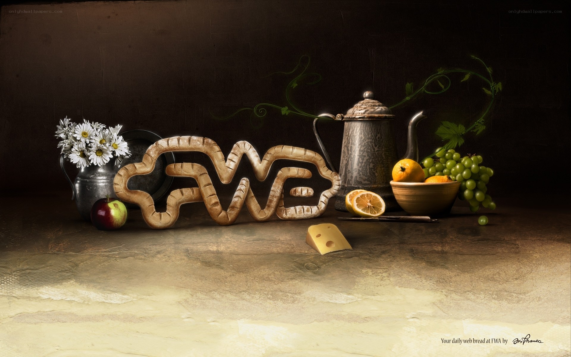 Still life with FWA bread
