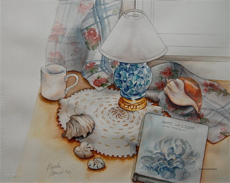 Still Life with Lamp and Shells