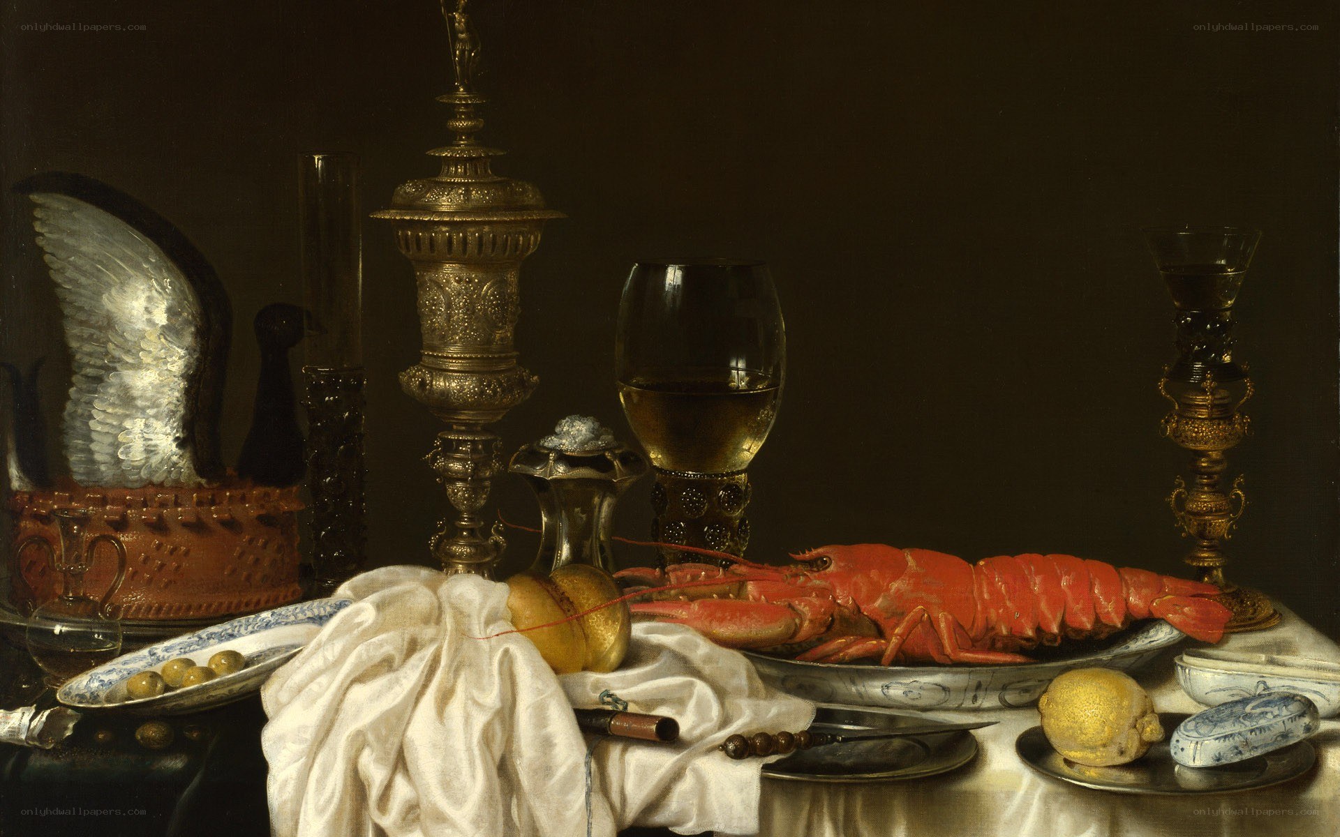 Still life with lobster