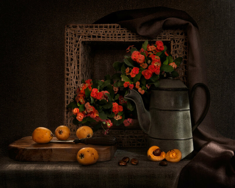 Still Life with Loquats