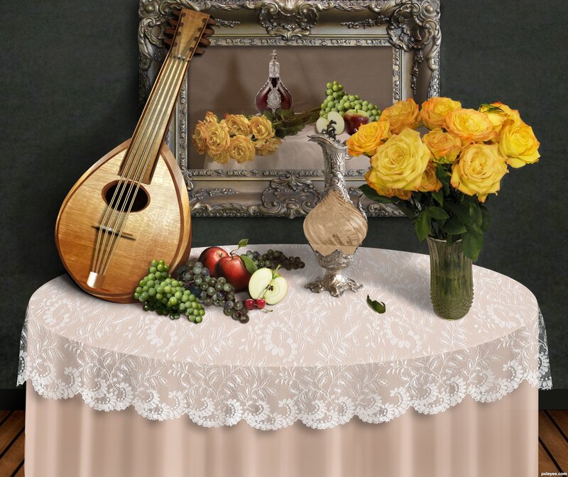 Still Life with Mandolin