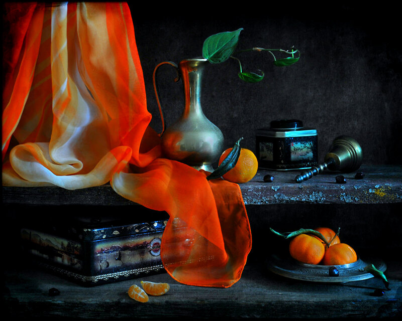 Still Life with Oranges — Orange