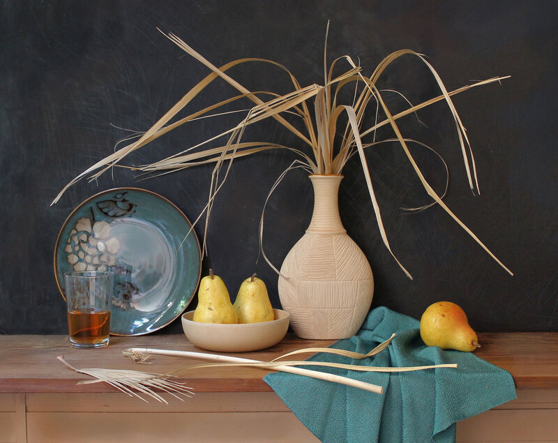 Still Life with Pears — Brown