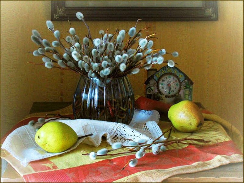 Still Life with Pears — Yellow