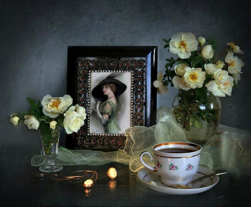 Still Life with Portrait