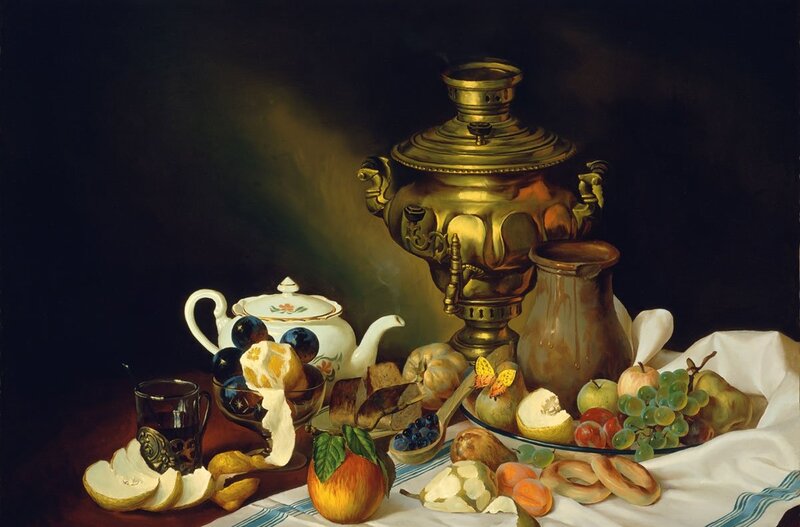 Still Life with Samovar — Gold