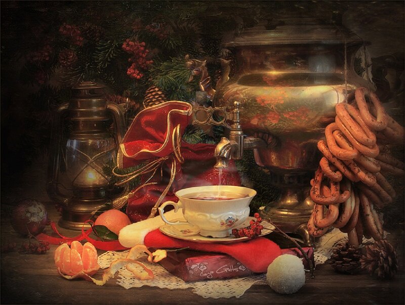 Still Life with Samovar — Red