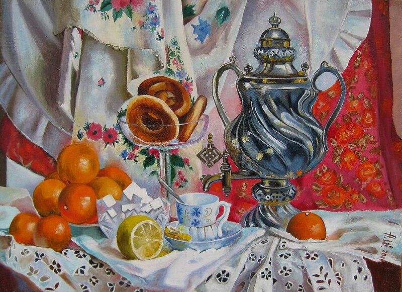 Still Life with Samovar — White