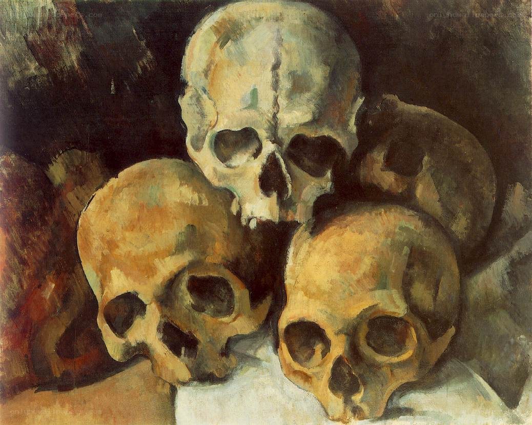 Still life with skulls