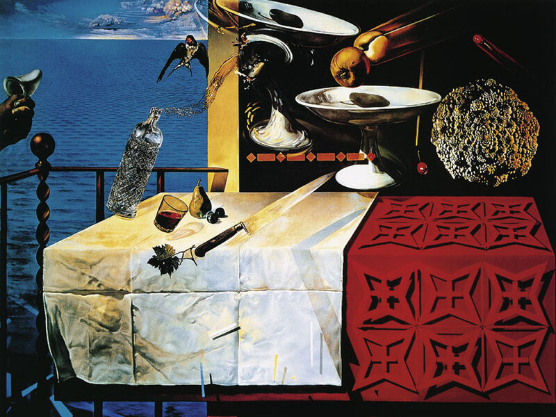 Still Life with Table and Sea