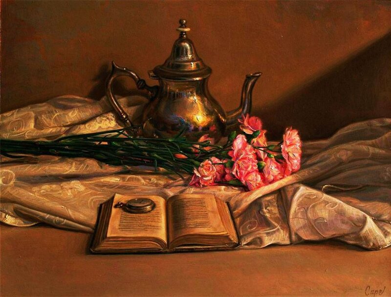 Still Life with Teapot — Brown