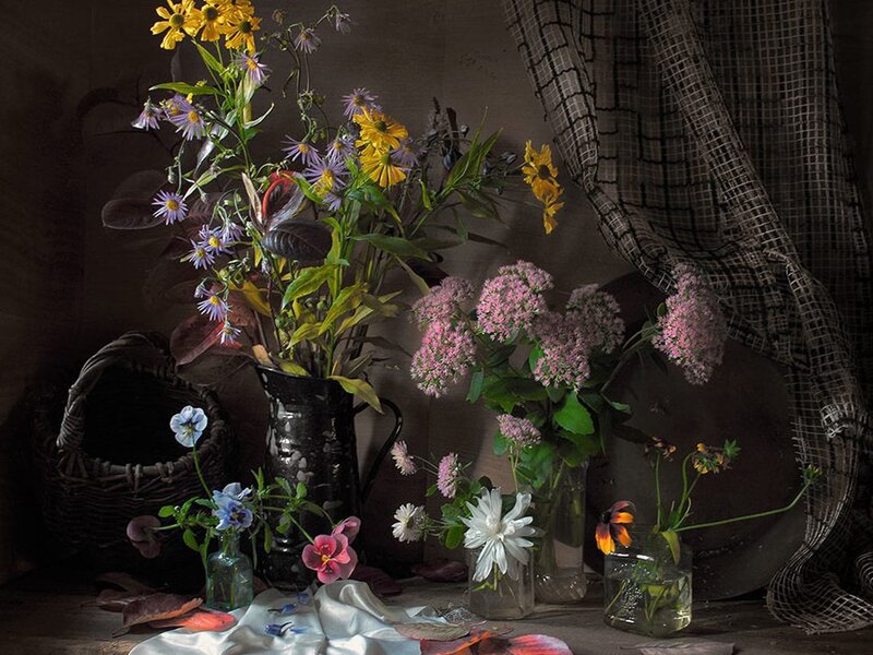 Still Life with Wildflowers