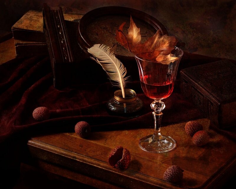 Still Life with Wine Glass