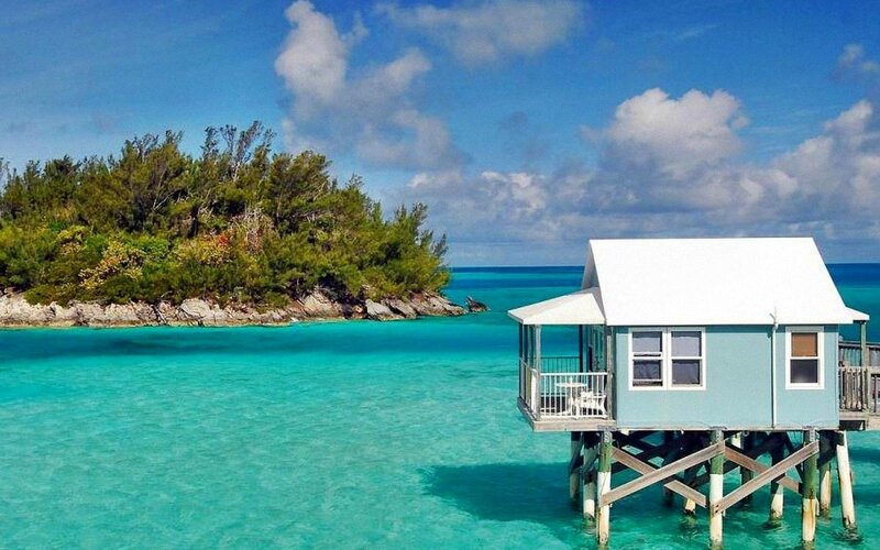 Stilt House over Water