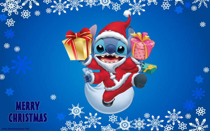 Stitch in Santa Outfit