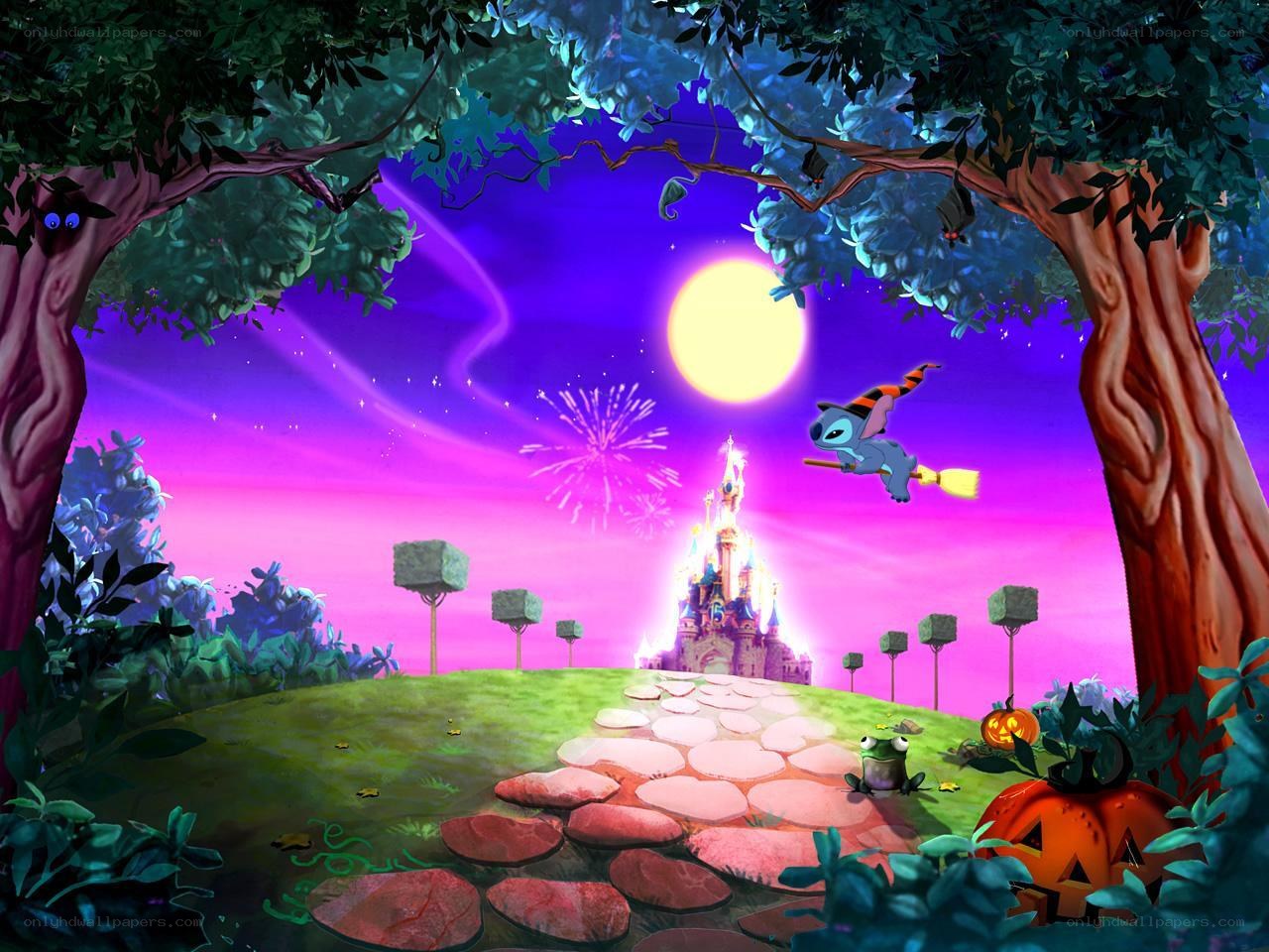 Stitch on a broomstick