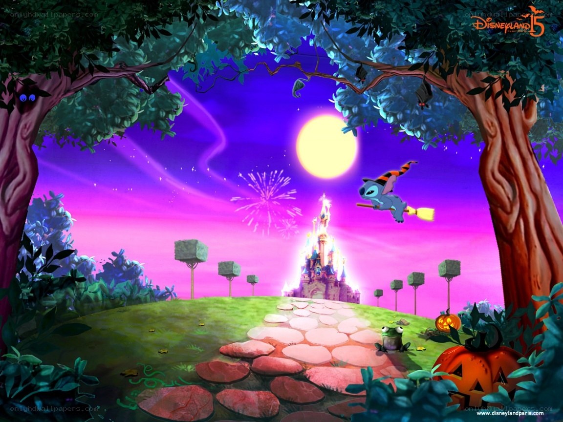 Stitch on a broomstick