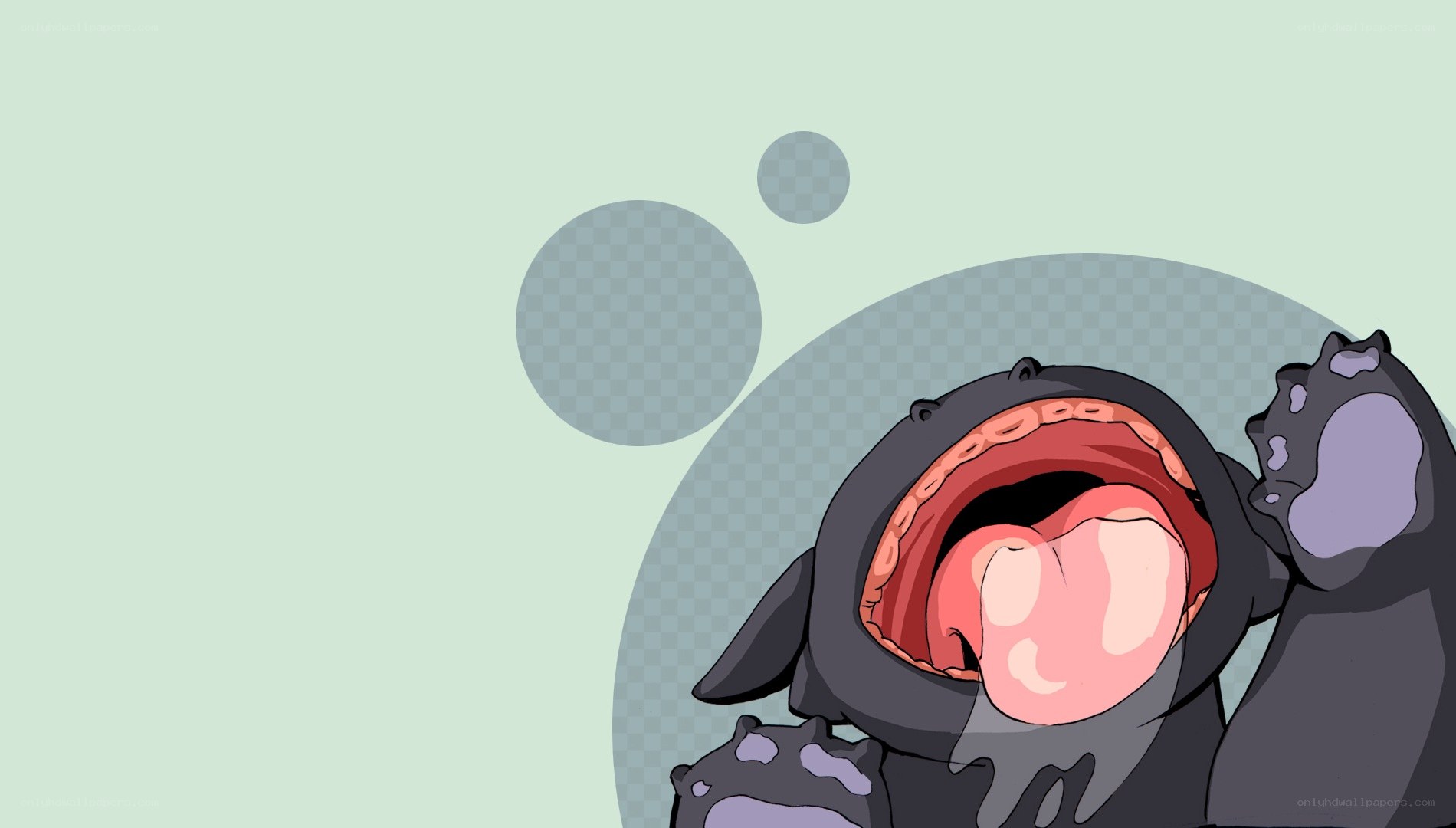 stitch with open mouth