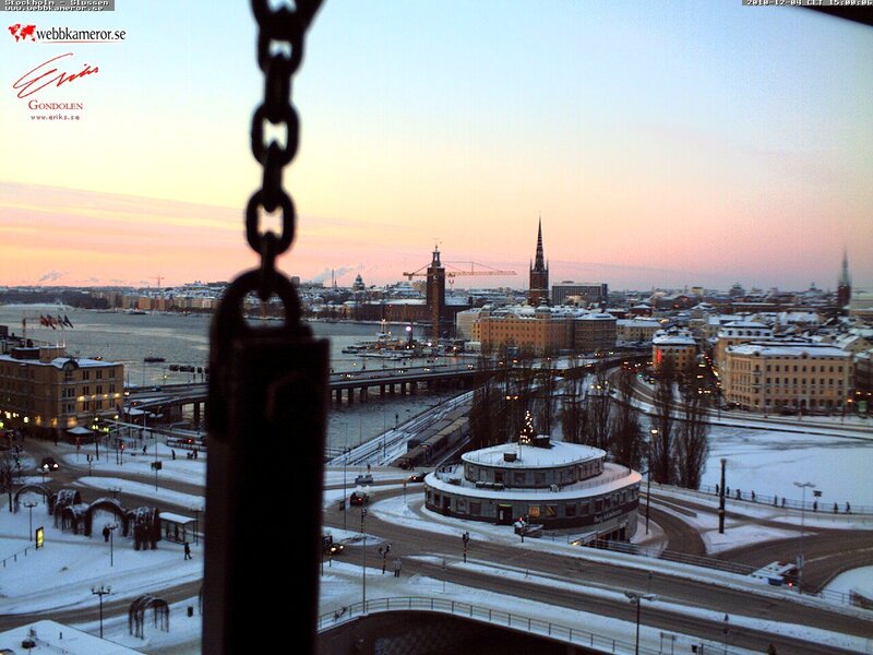 Stockholm cityscape at dusk