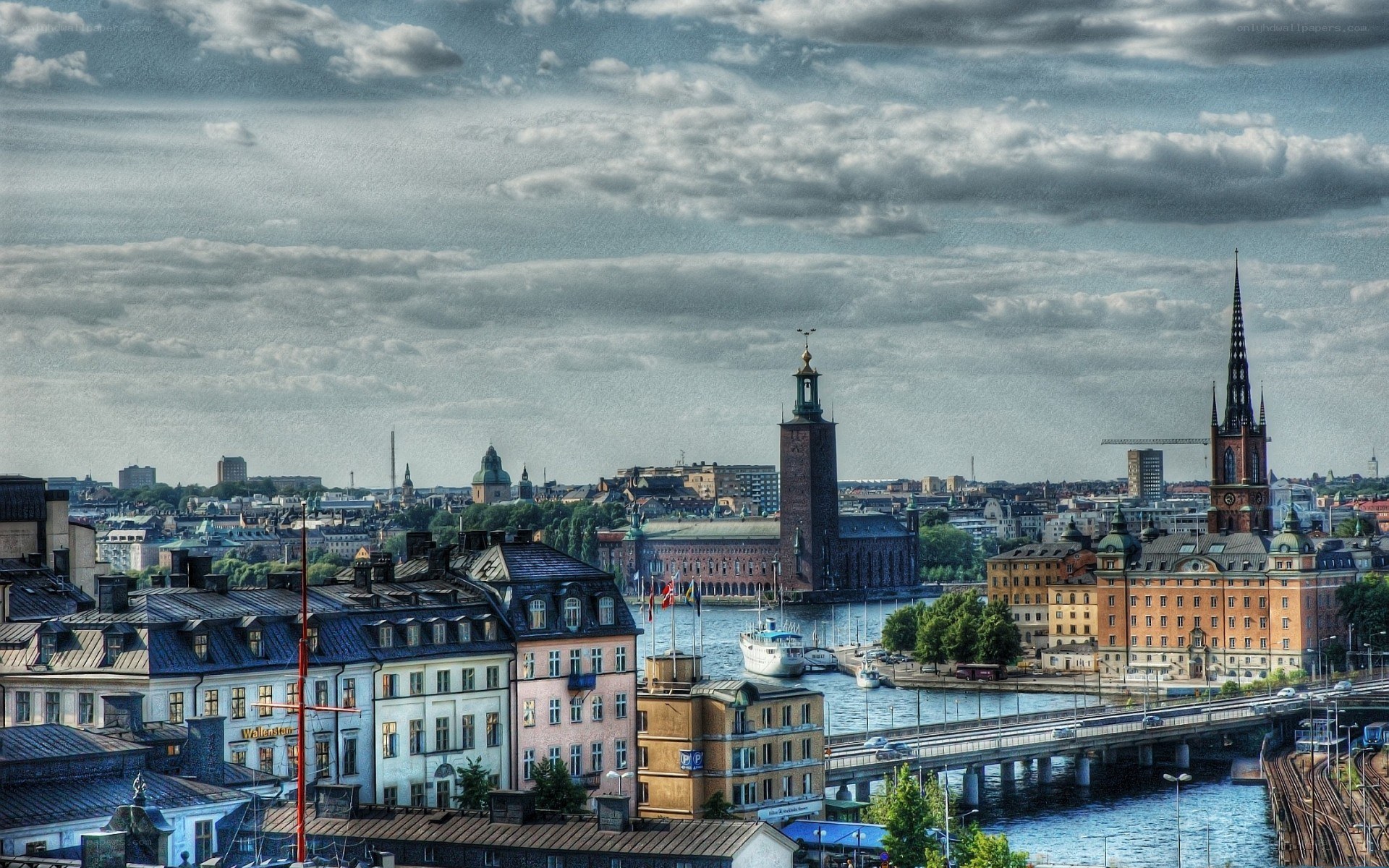 Stockholm cityscape view