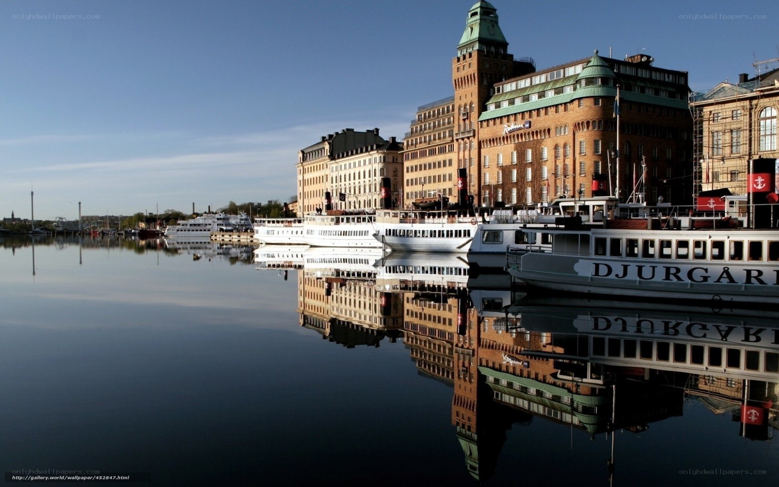Stockholm harbor view