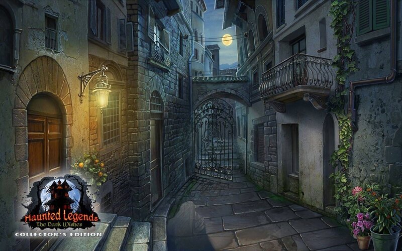 Stone Alley at Night — Gray