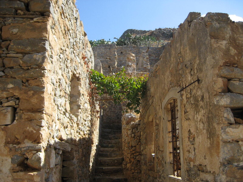 Stone Alley with Stairs