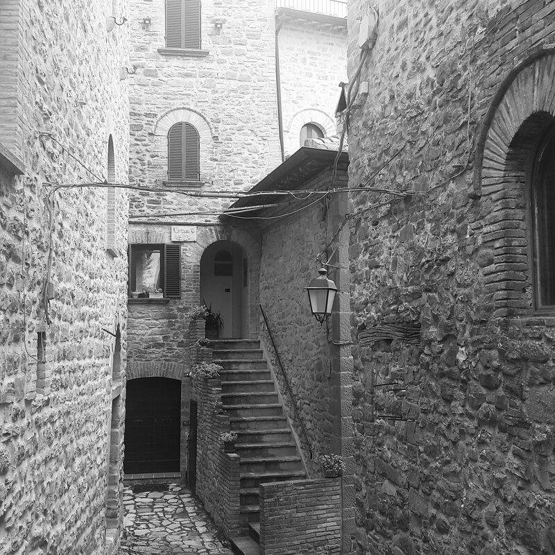 Stone Alleyway in Old Town