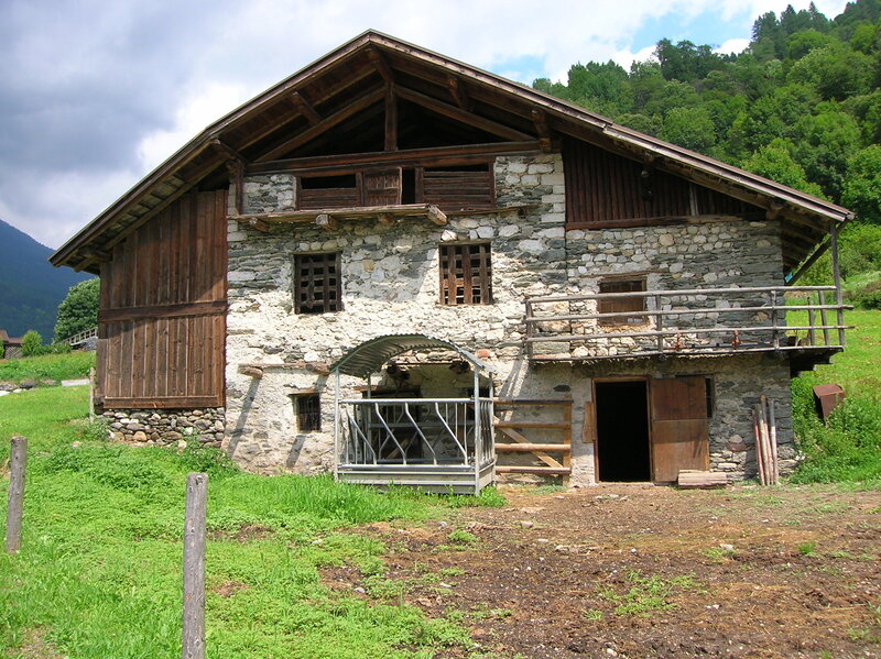 Stone and Wood Barn