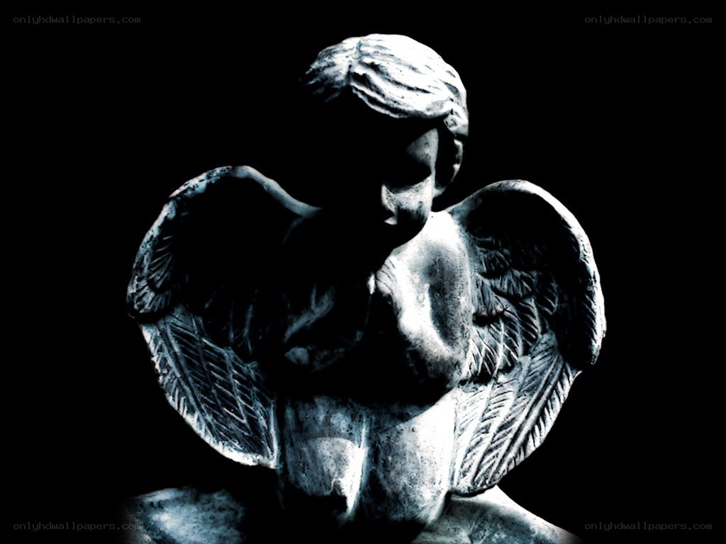 stone angel statue