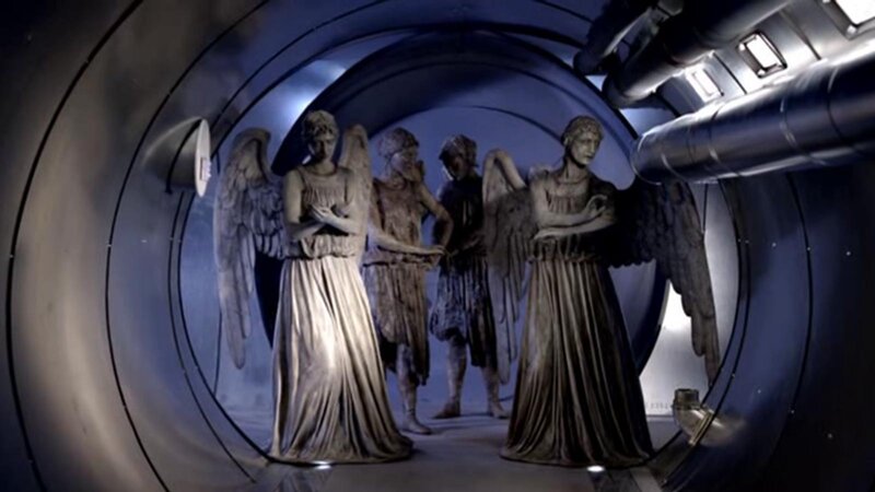 Stone Angel Statues — Gray