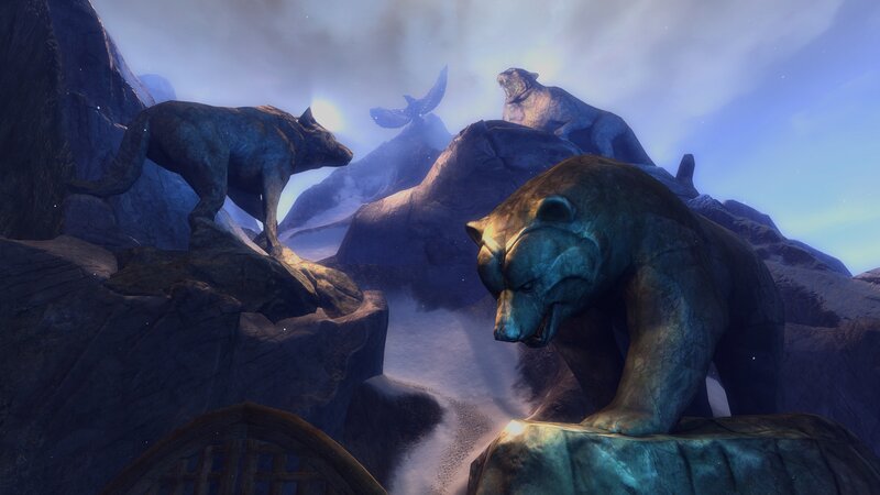 Stone Animal Statues