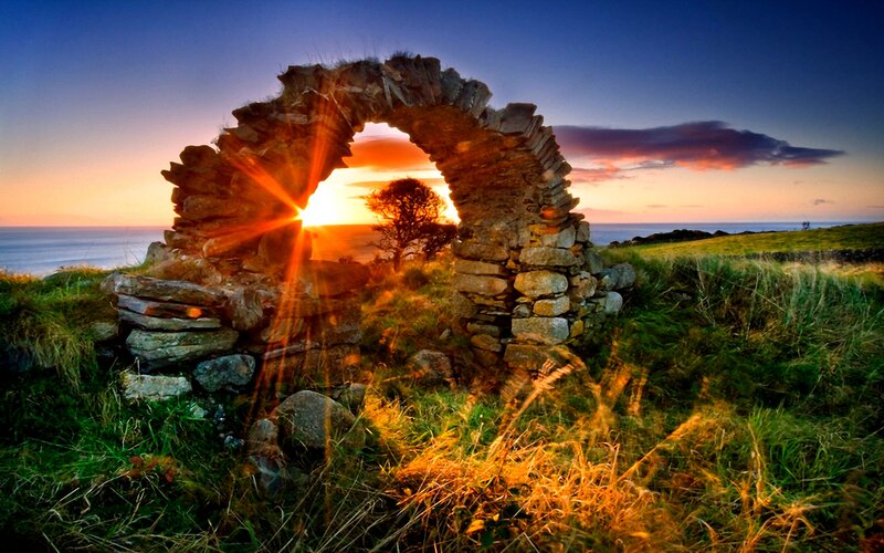 Stone Arch at Sunset