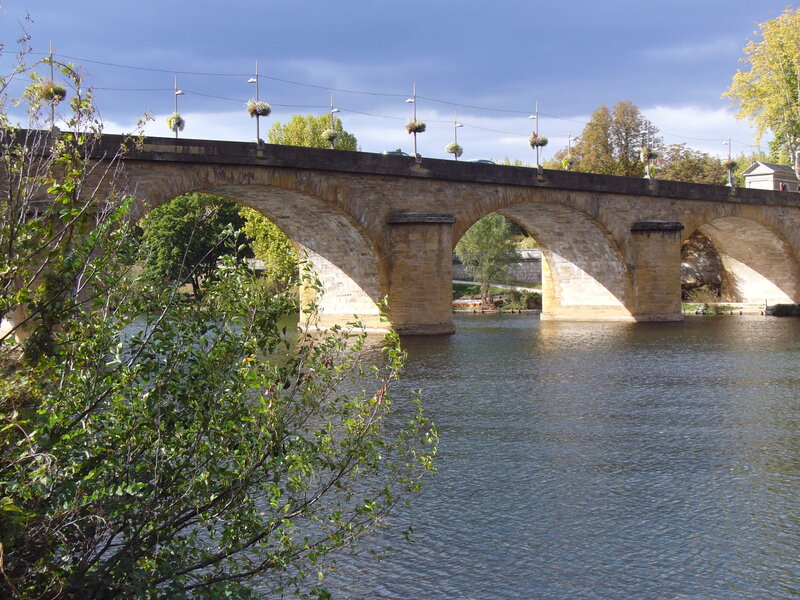 Stone Arch Bridge — Blue, Serene, Afternoon, Photograph