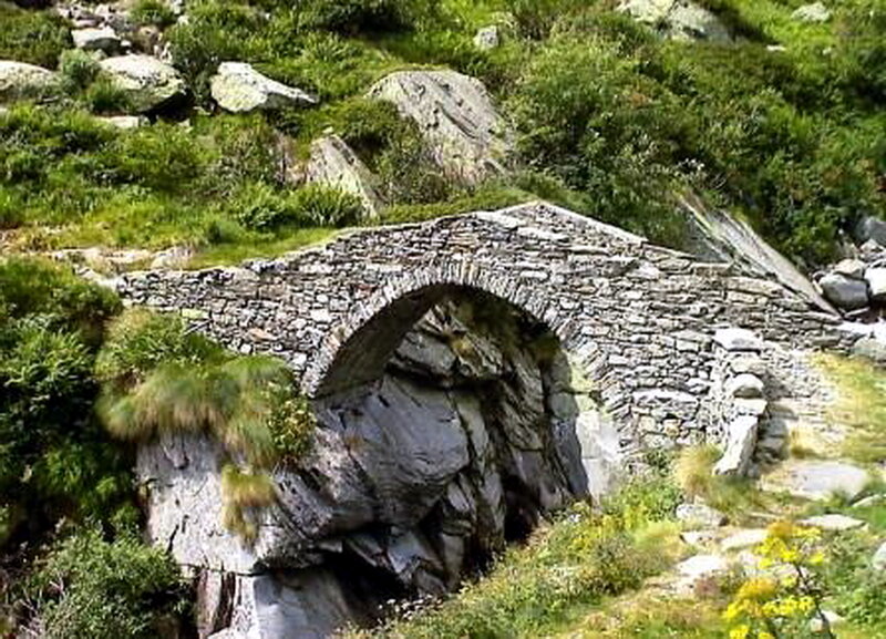 Stone Arch Bridge — Green, Serene, Photograph