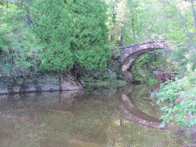Stone Arch Bridge — Green, Serene, Summer, Photograph, River