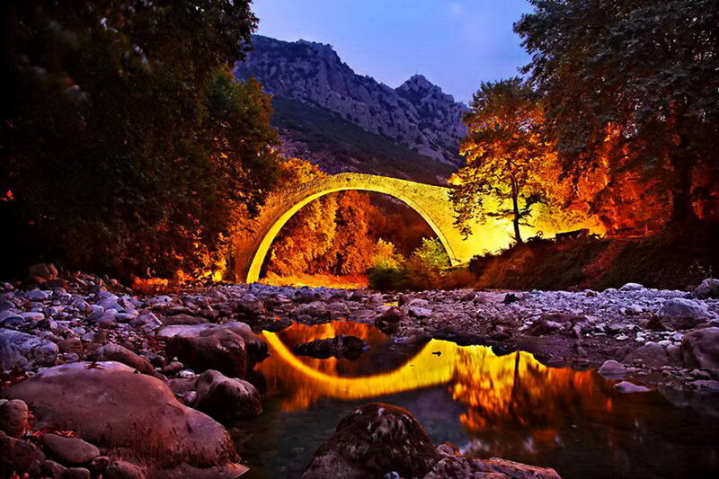 Stone Arch Bridge — Yellow