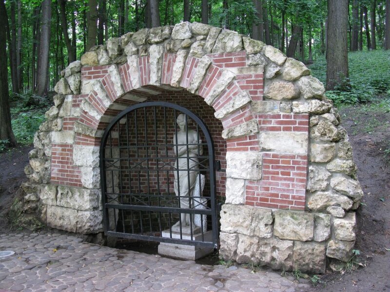 Stone Arch with Statue