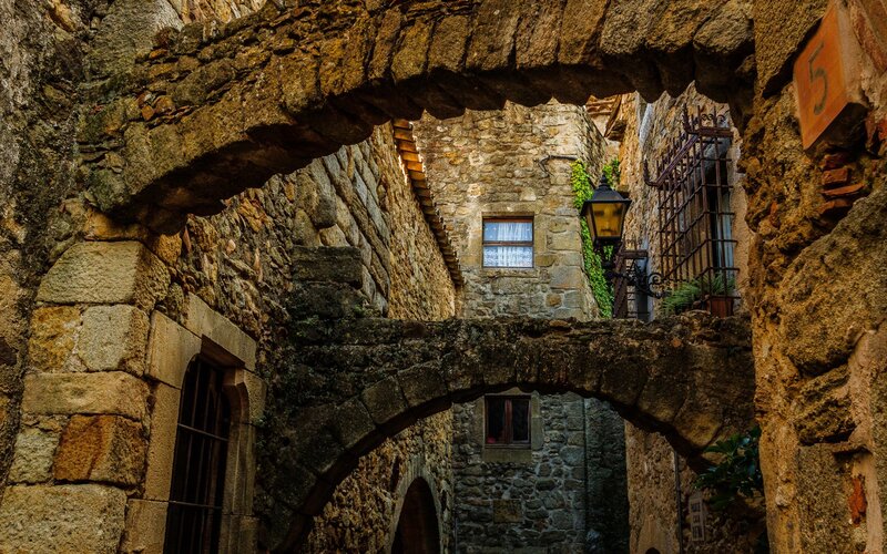 Stone Arches in Alley