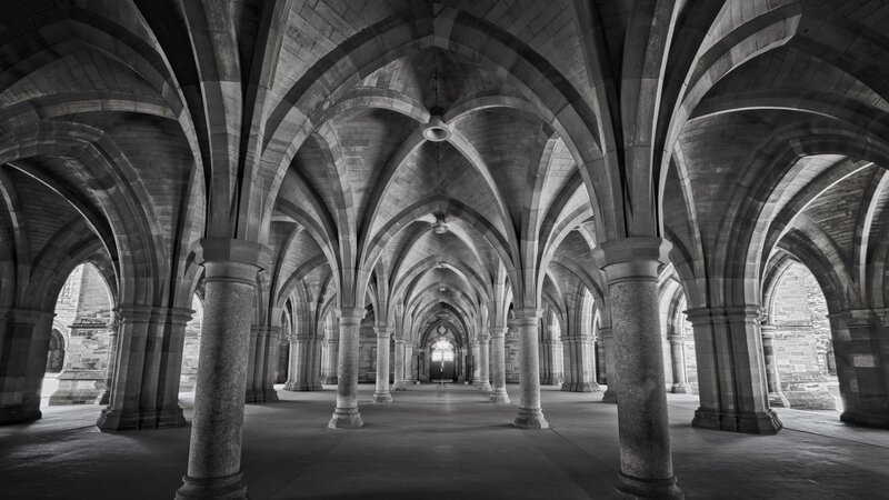 Stone Arches in Hall