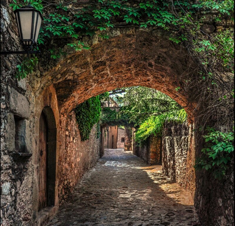 Stone Archway Alley — Brown