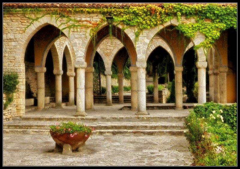 Stone Archway Courtyard