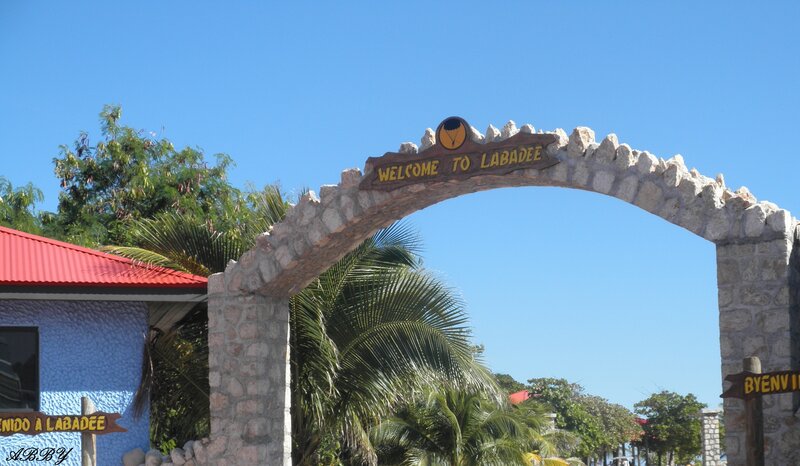 Stone Archway Entrance — Blue