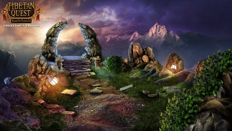 Stone Archway in Mountains