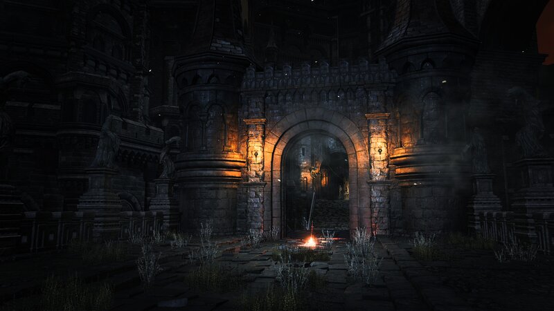Stone Archway in Ruins